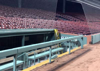 Major League Baseball Tension Netting System