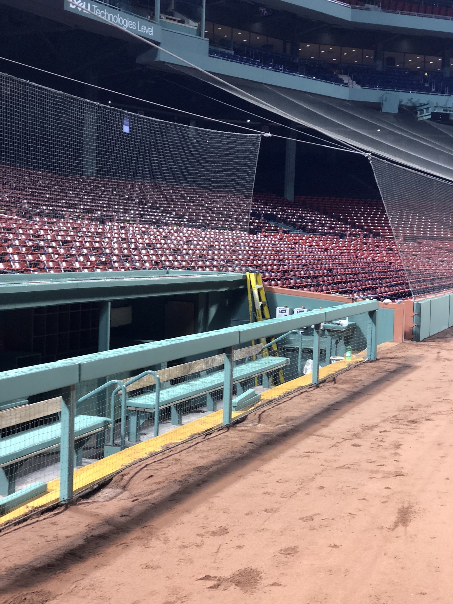 Major League Baseball Tension Netting System