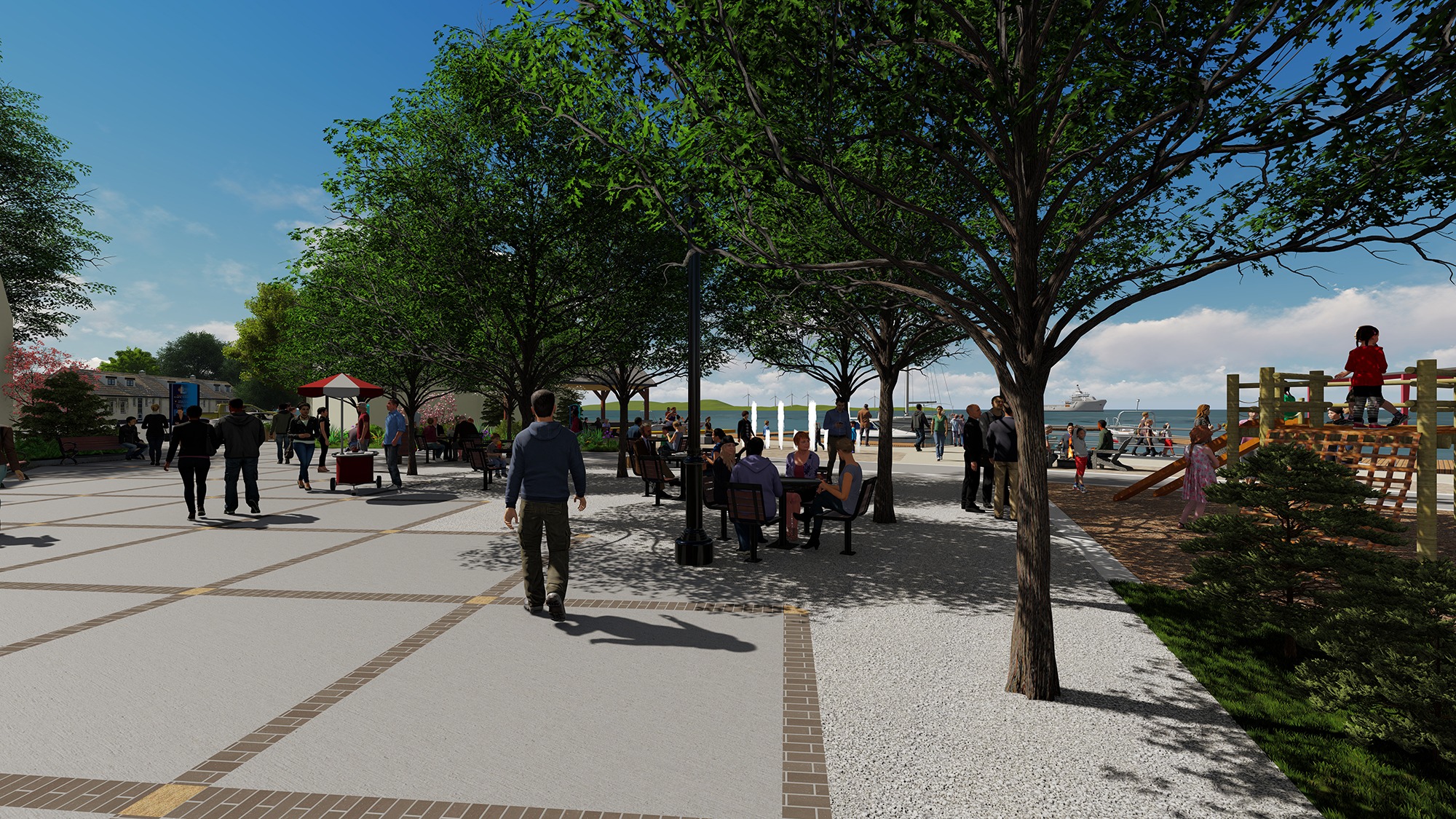 Cape Vincent Downtown Streetscape & Pedestrian Plaza